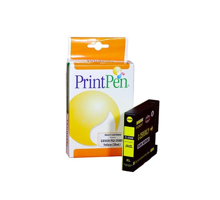 PRINTPEN CANON PGI-2500XLY Yellow Yüksek Kapasite (30ml.)