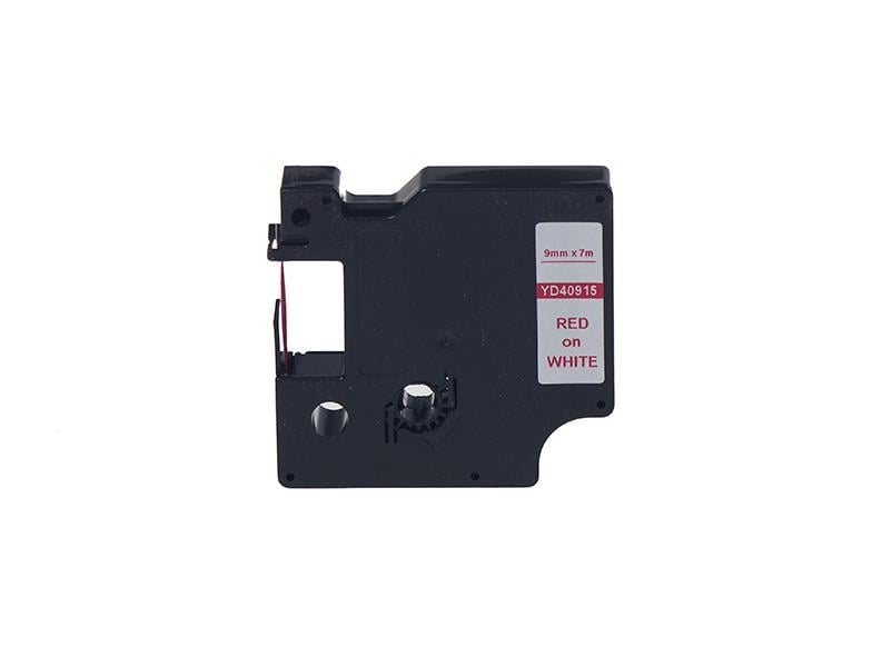 PRINTPEN DYMO D1 40915 BEYAZ ETIKETE KIRMIZI (9mm x 7m)