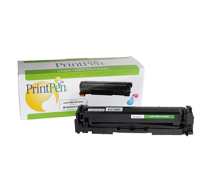 PRINTPEN HP W2032A (415A) & CANON CRG-055Y Yellow Chipsiz (2.1K)