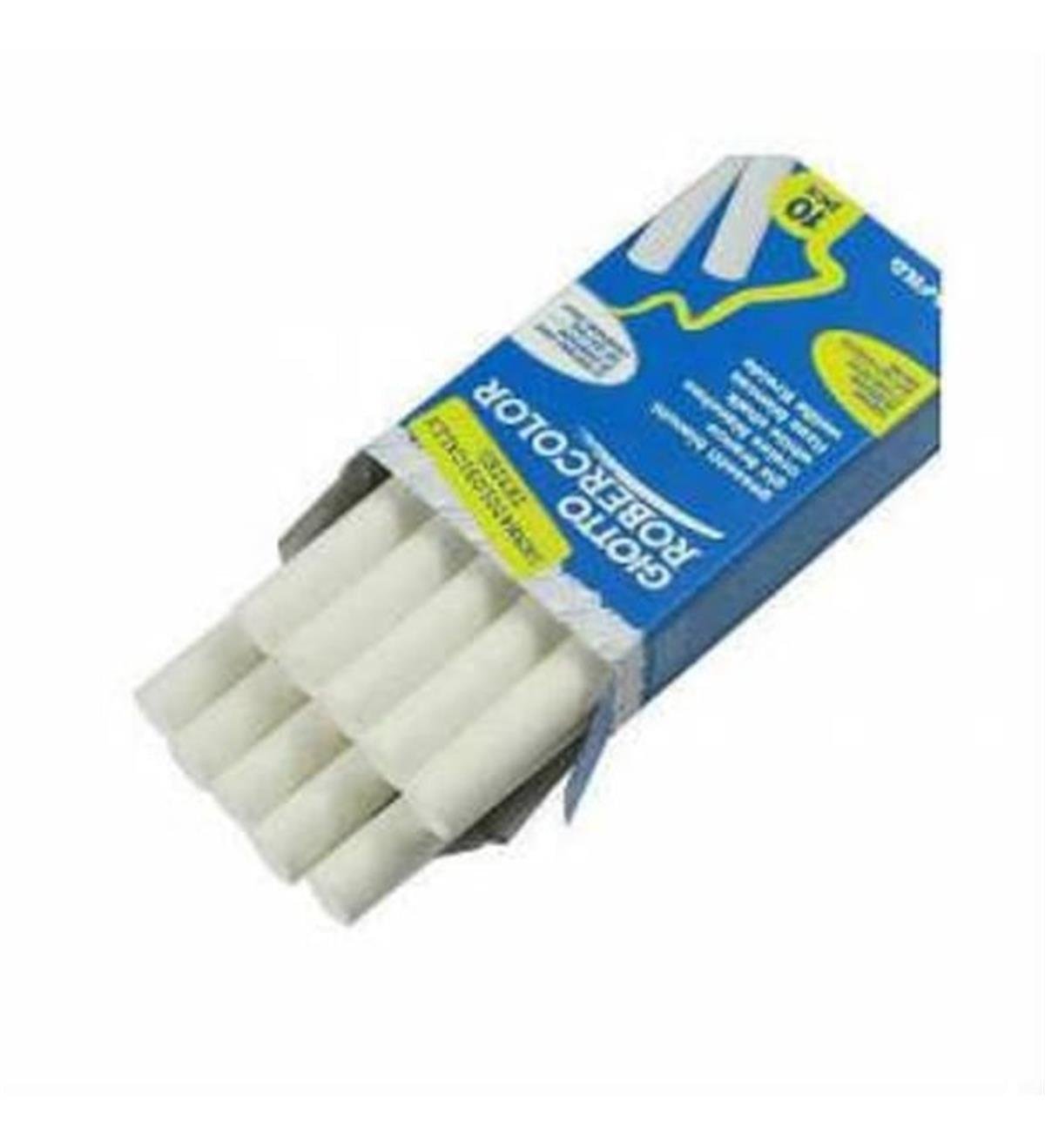 Robercolor Tebeşir Yuvarlak Tozsuz 10 LU Beyaz 5387 00