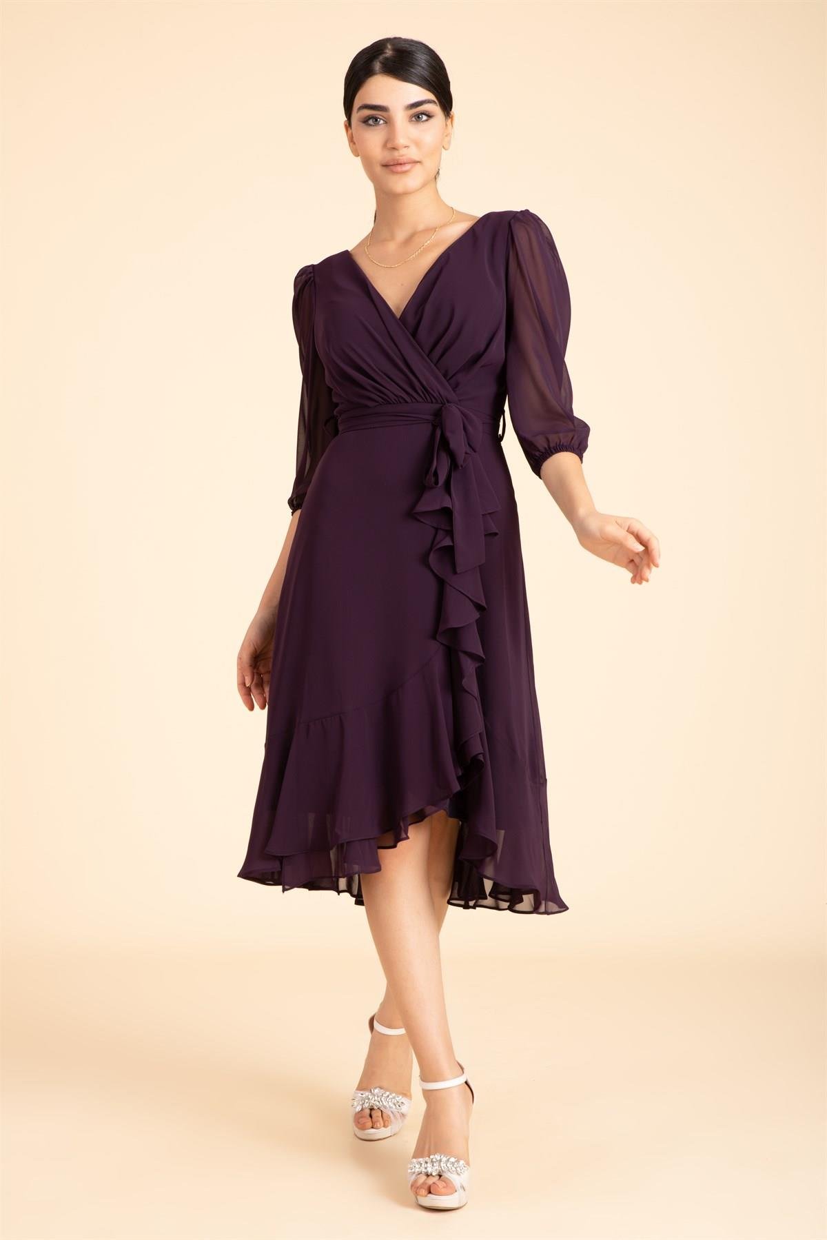 Nafide ŞİFON ELBİSE 4895