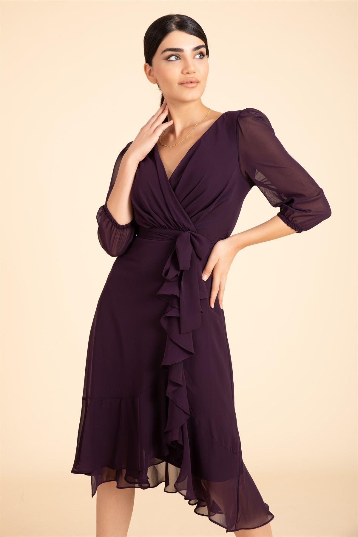 Nafide ŞİFON ELBİSE 4895