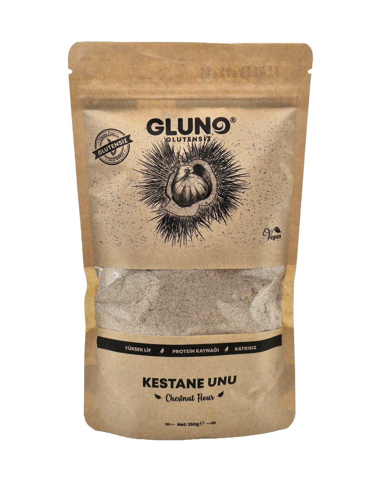 Gluno Glutensiz Kestane Unu 250 gr