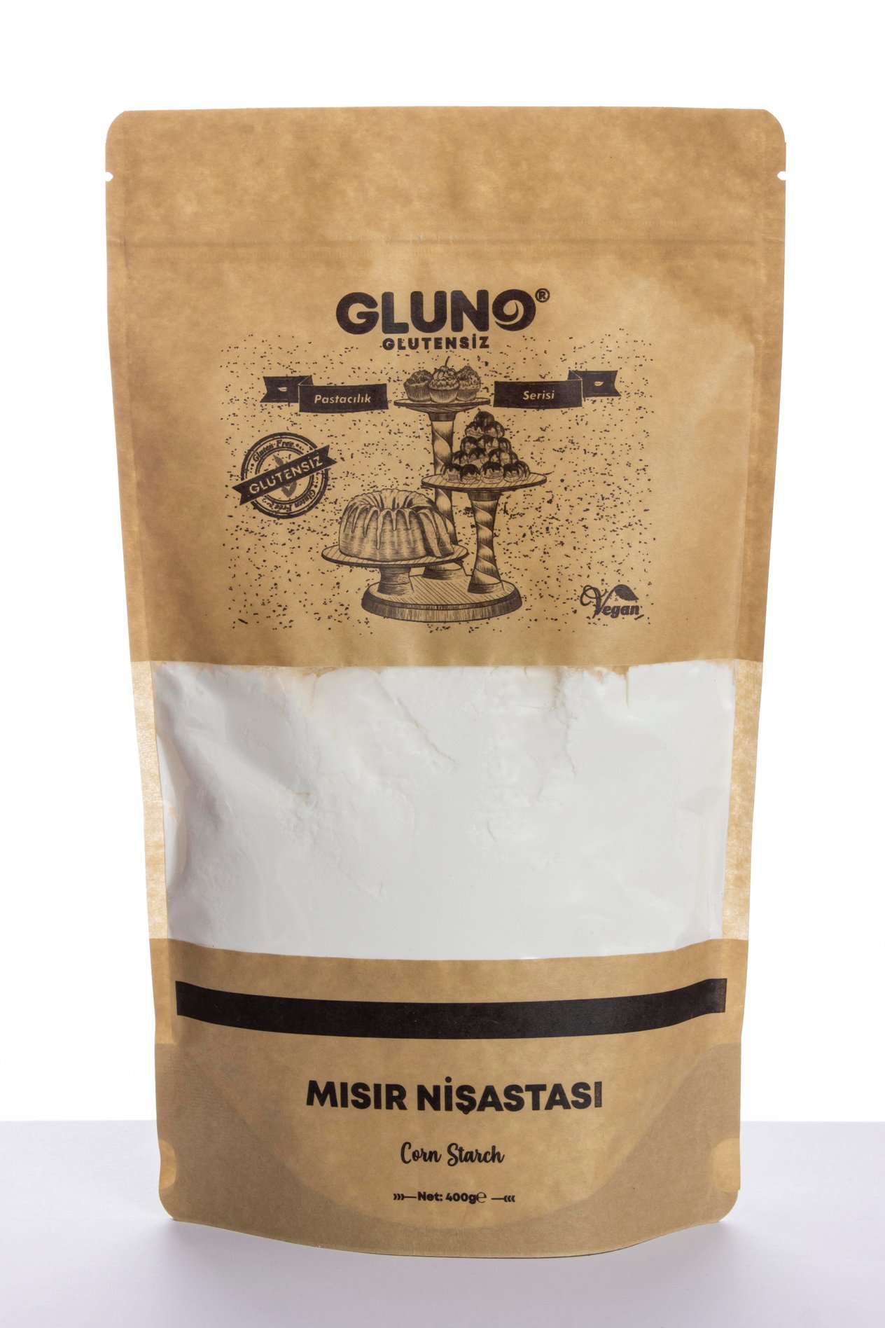Gluno Glutensiz Mısır Nişastası 400g