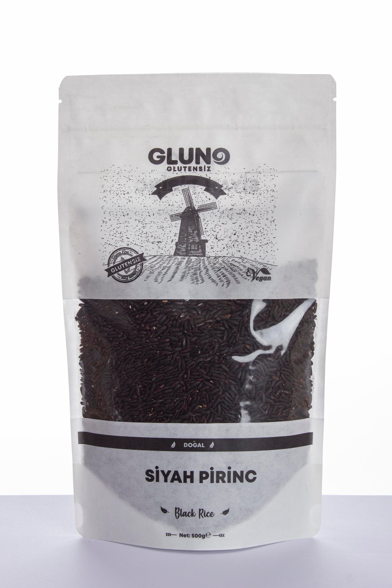 Gluno Glutensiz Siyah Pirinç 500g