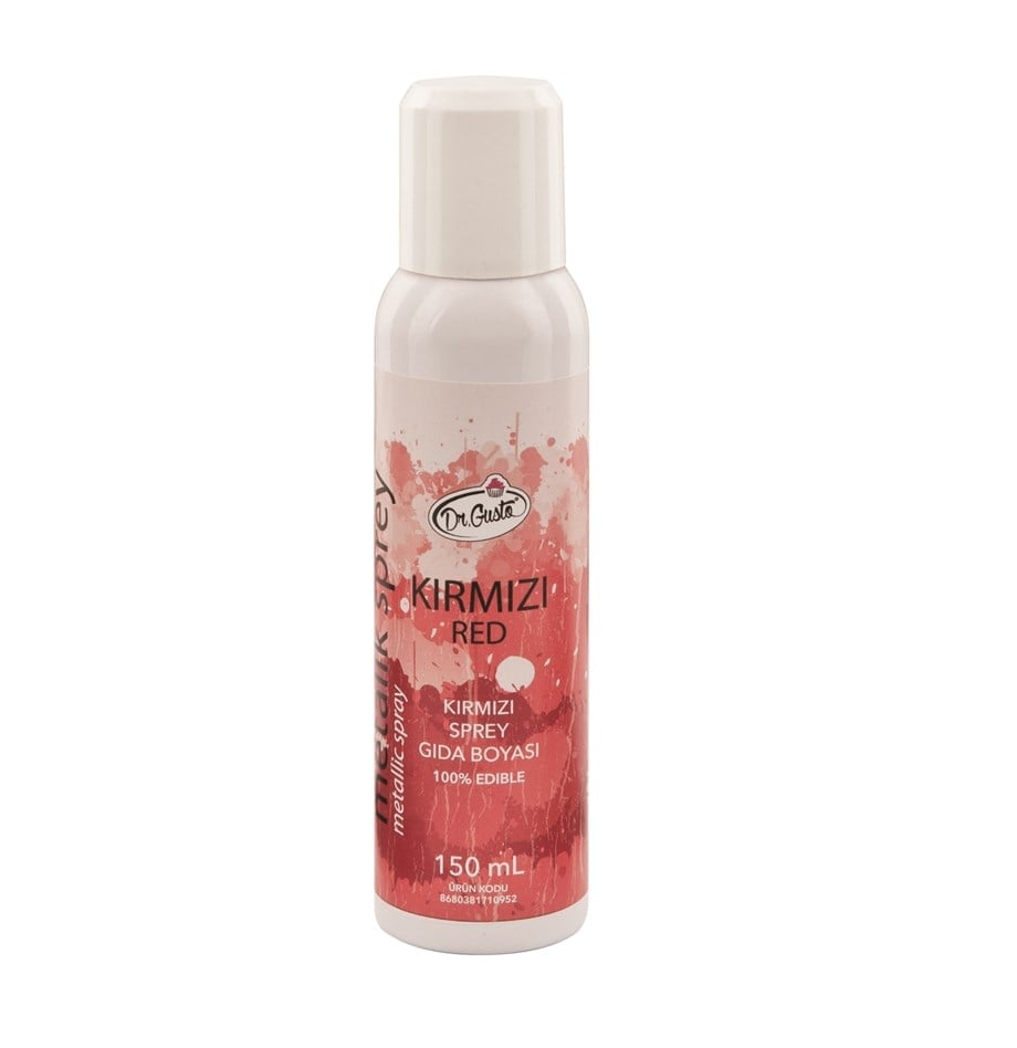 DR GUSTO 150 ML KIRMIZI METALİK SPREY BOYA