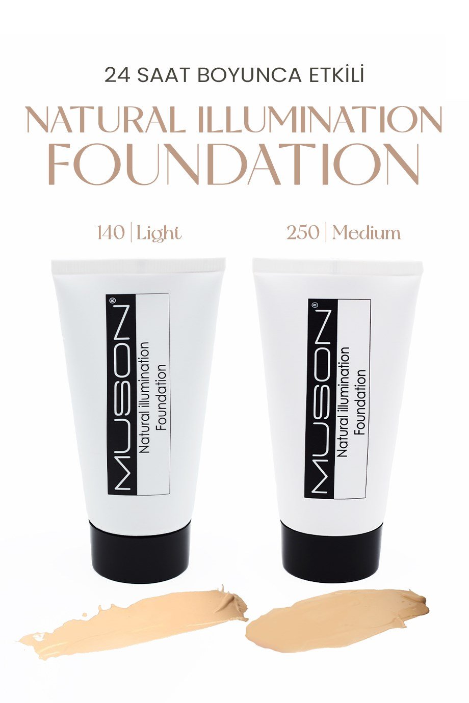 Muson Natural illumination Tube Foundation - 50 ml