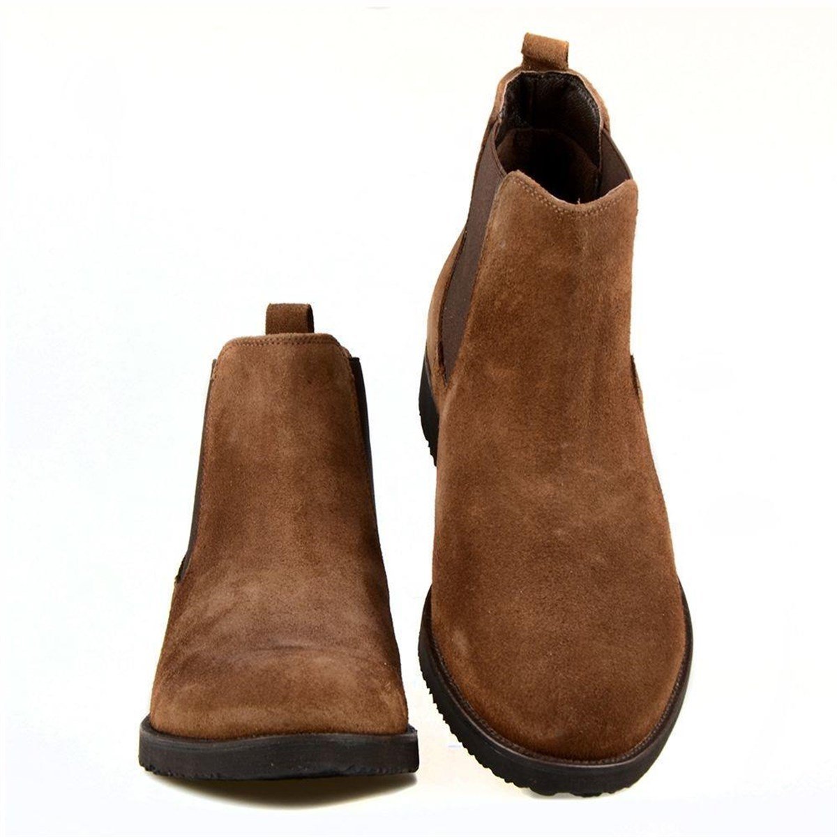 FootCourt Men's Suede Chelsea Boots