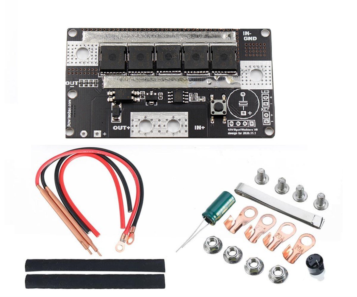 12V Kaynak Punta Devresi DIY 18650 Nikel Şerit Nokta Puntalama