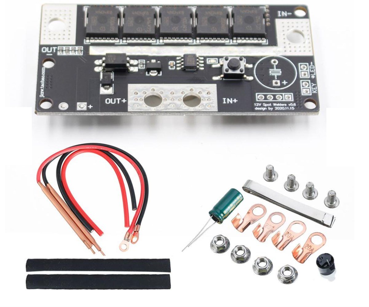 12V Kaynak Punta Devresi DIY 18650 Nikel Şerit Nokta Puntalama