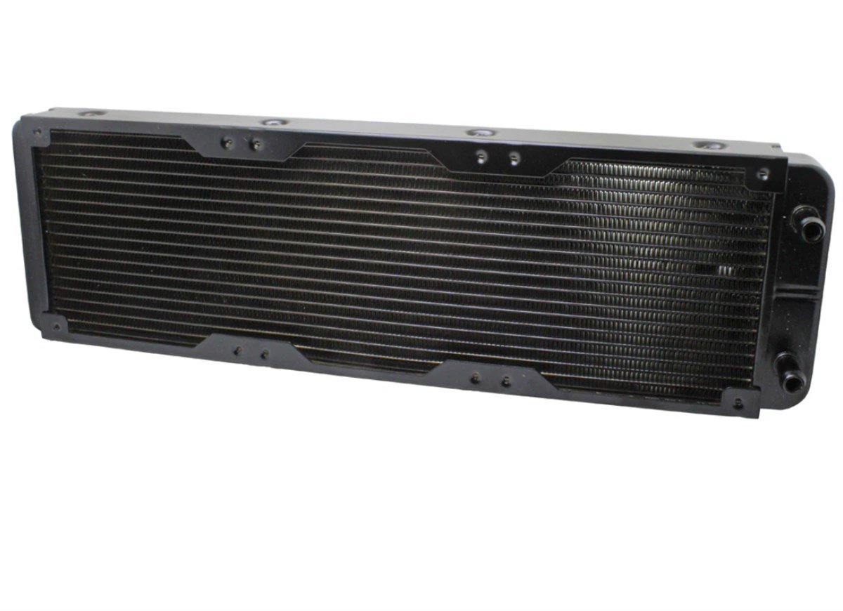 18 Tüplü  360mm Alüminyum CPU Su Soğutma Radyatörü