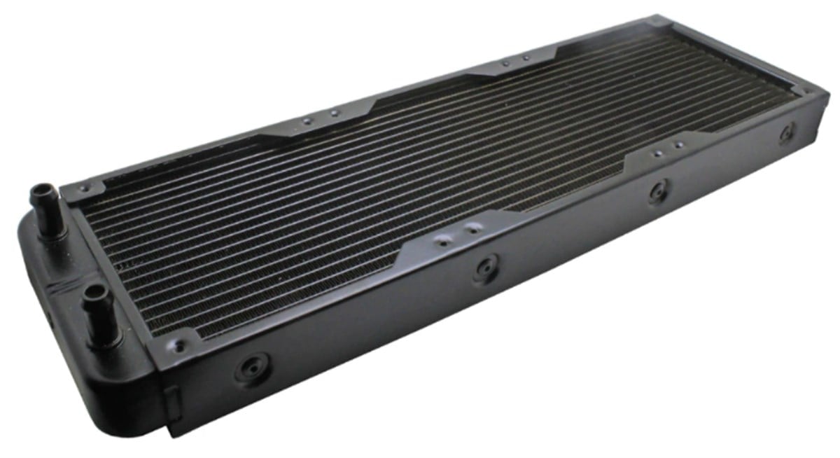 18 Tüplü  360mm Alüminyum CPU Su Soğutma Radyatörü