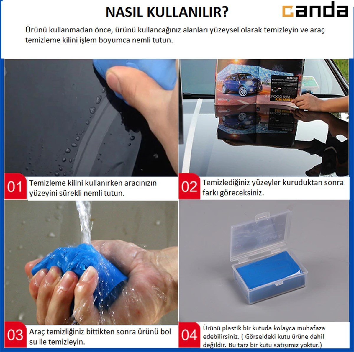 180g 3M Nano Araç Yüzey Temizleme Kil Hamuru