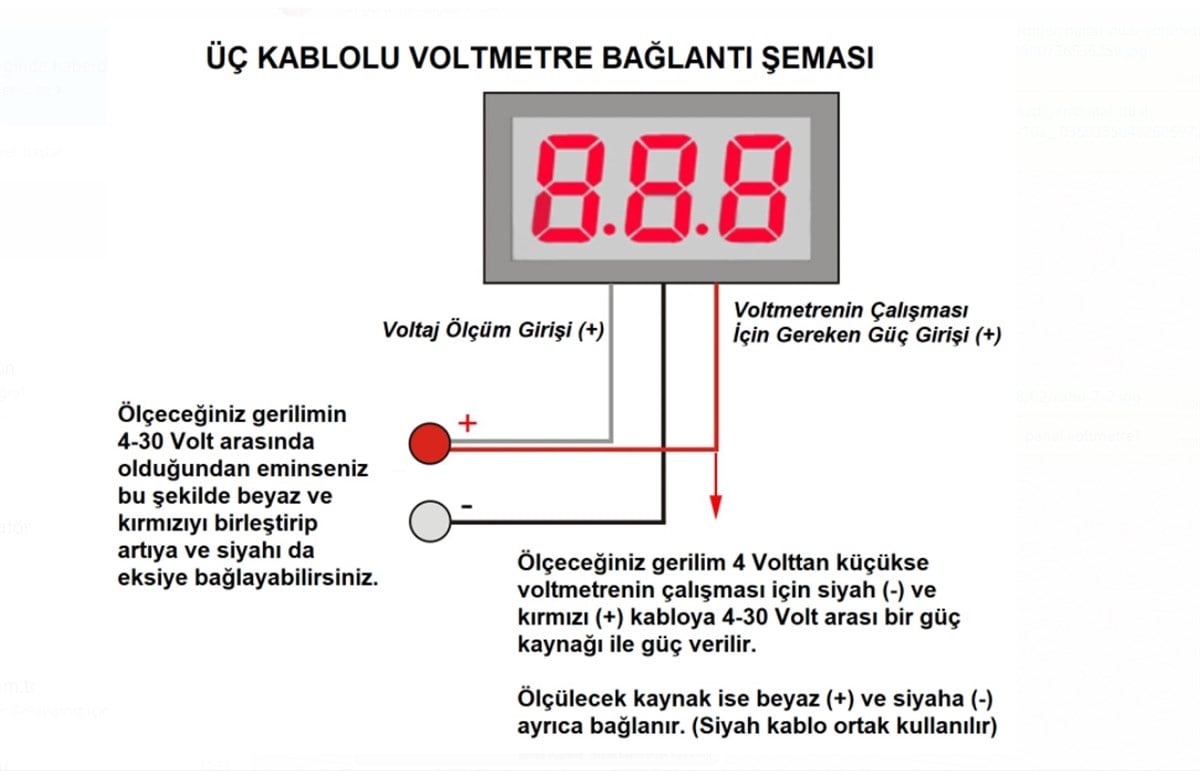 3 Kablolu Kırmızı 0.56