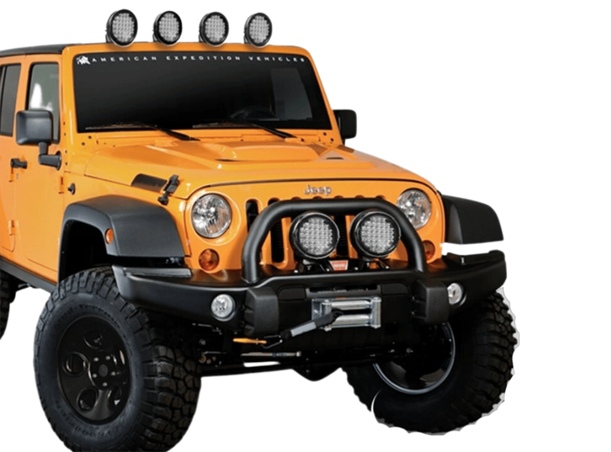 37 Ledli Siyah Çerçeve 185w Off Road Led Sis Farı Su Geçirmez 12v 24v Yuvarlak Çalışma Lambası