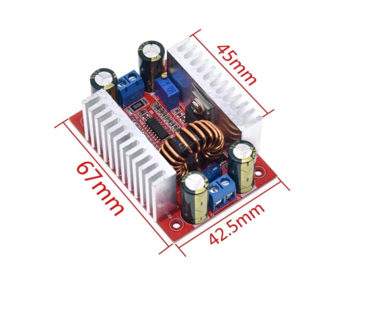 400W 15A 10-60V DC-DC Çevirici Step-Up Booster Voltaj Yükseltici
