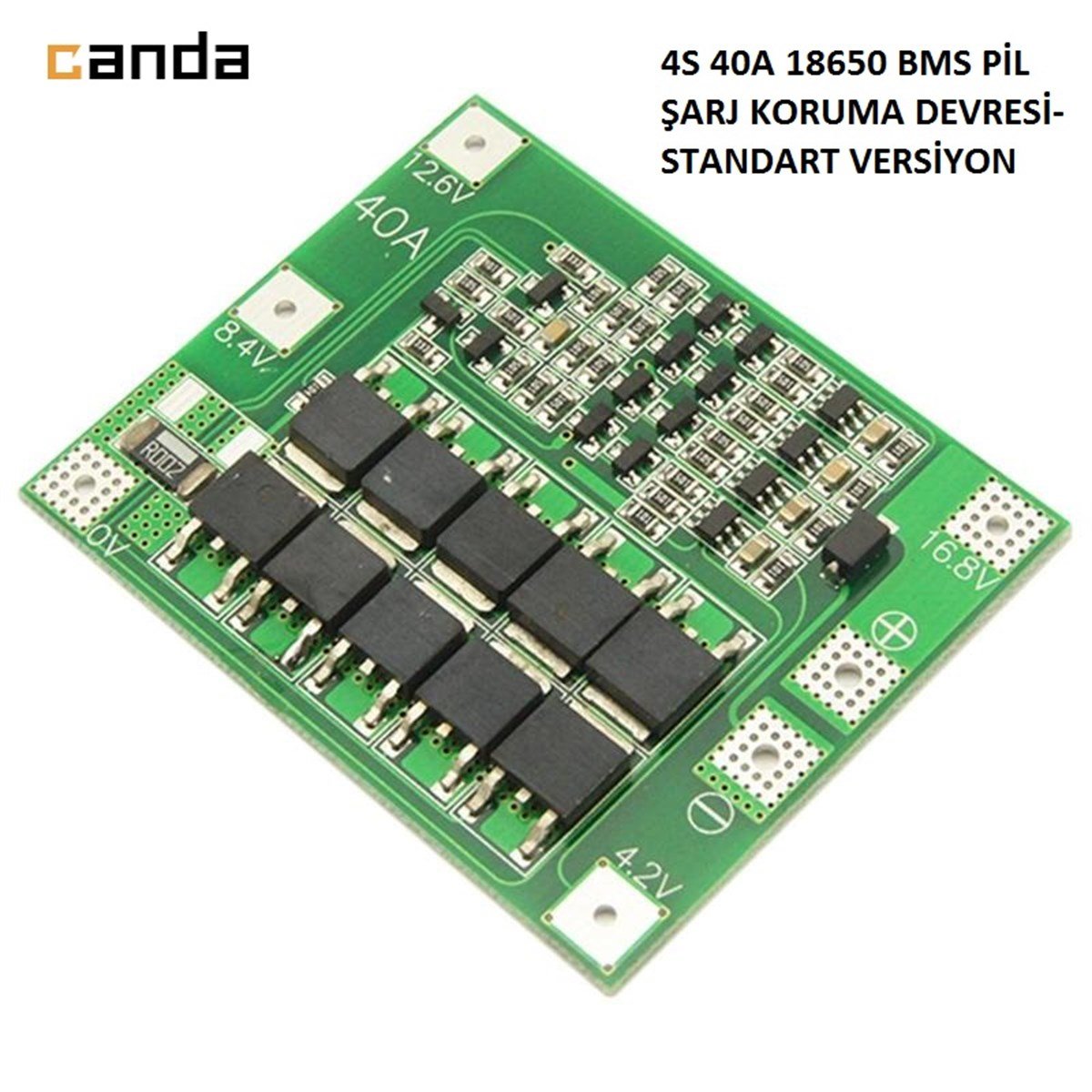 4S 40A Standart Versiyon 18650 BMS Lityum Pil Şarj Koruma Devresi