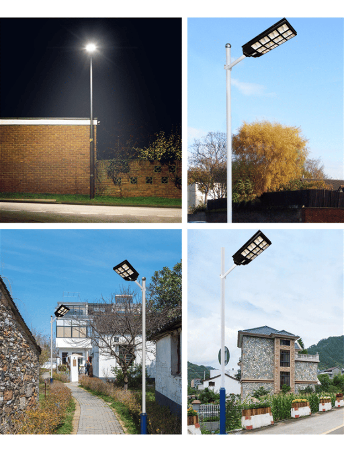600 Watt Kanatlı Solar Güneş Enerjili Led Bahçe Dekor Aydınlatması Sokak Lambası