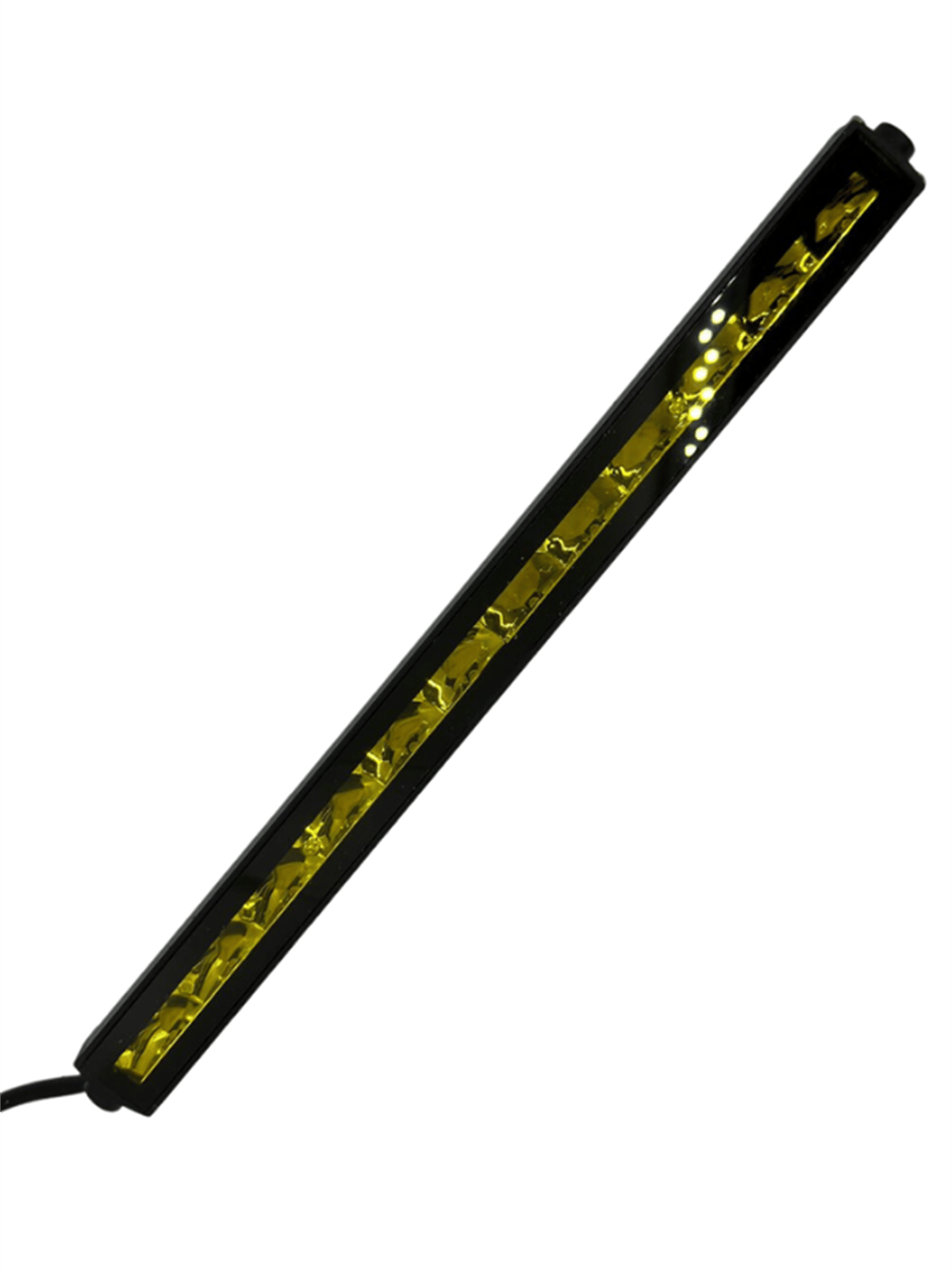 60w Düz Universal Uzun Sis Lambası Led Amber Cam Bar 12 Led