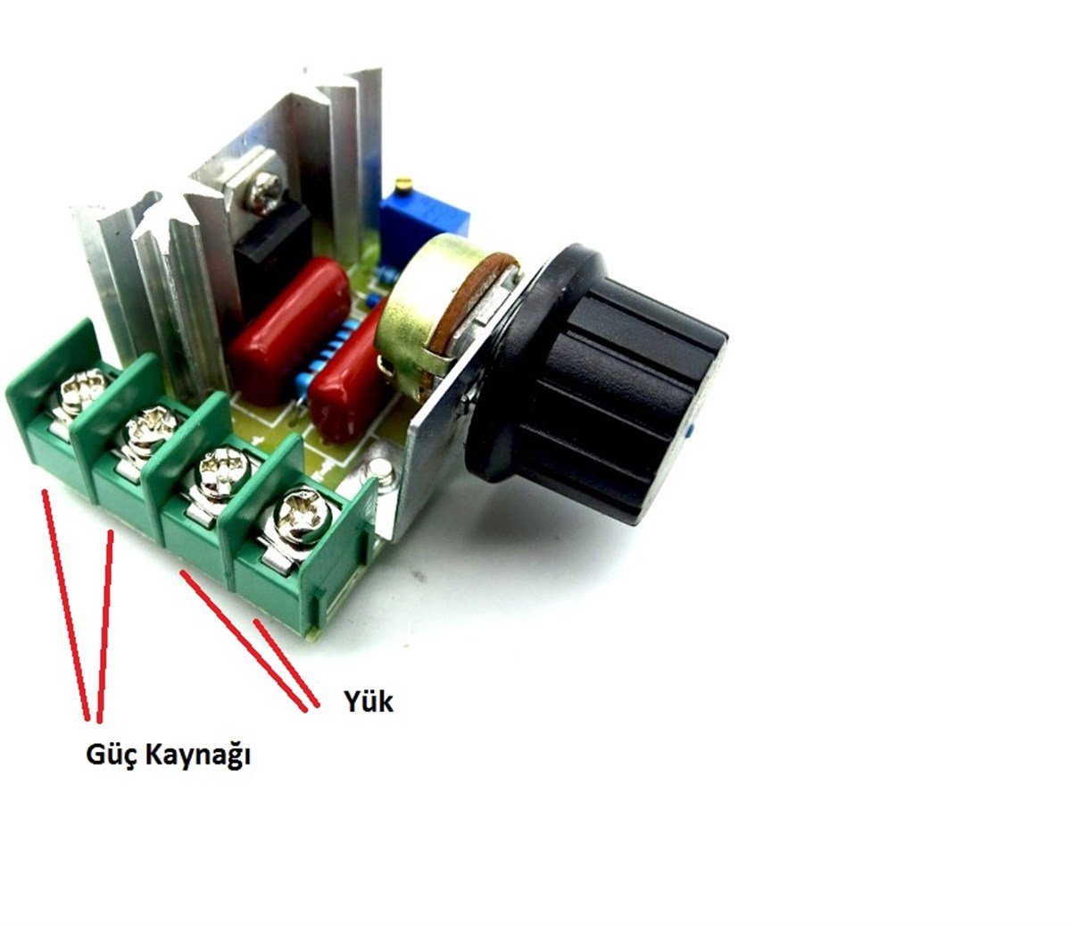 AC 220V 2000w MOTOR HIZ KONTROL DİMMER DEVRESİ VOLTAJ REGÜLATÖRÜ
