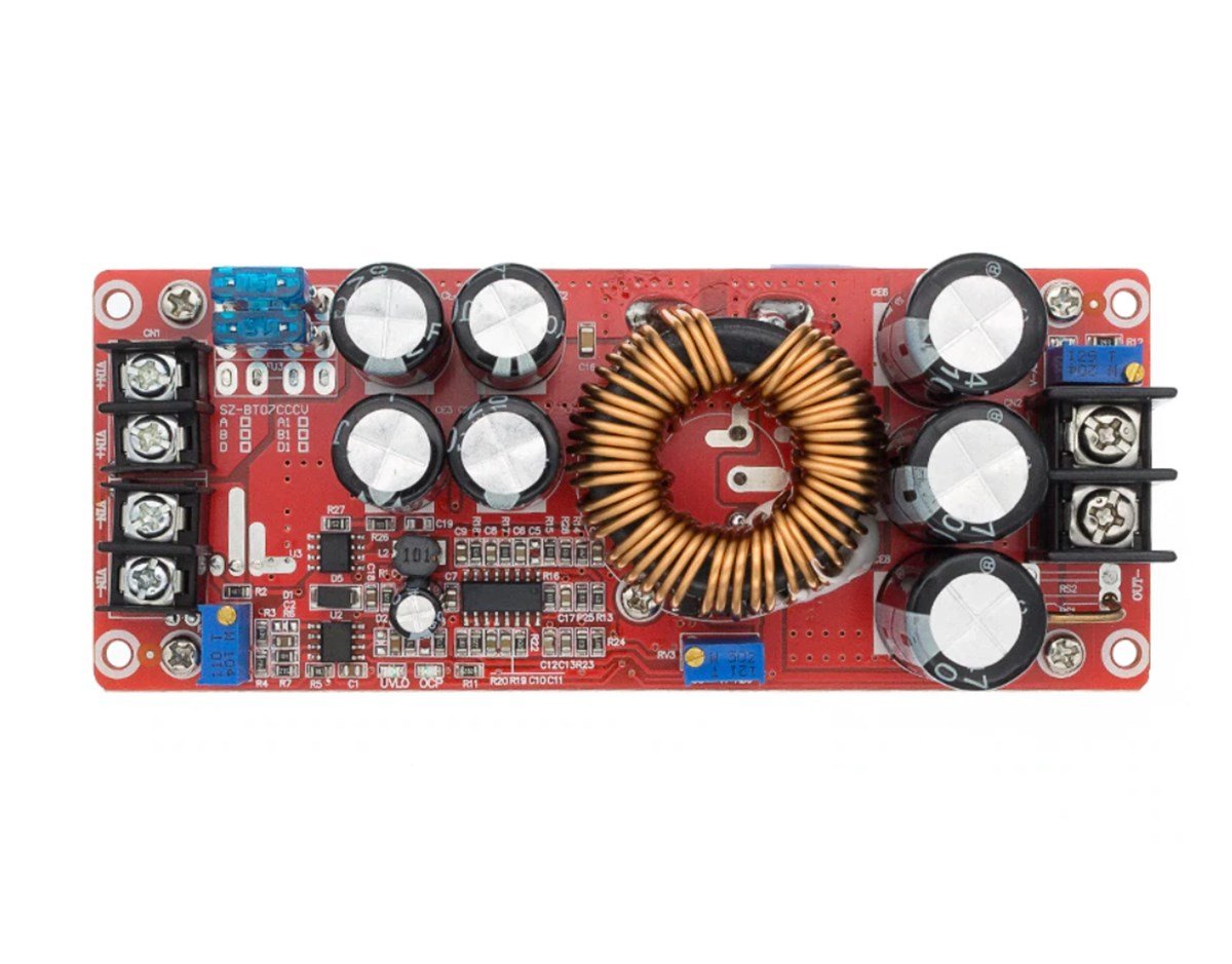 DC DC 12V-80V Voltaj Yükseltici 20A 1200W Voltaj Regülatörü