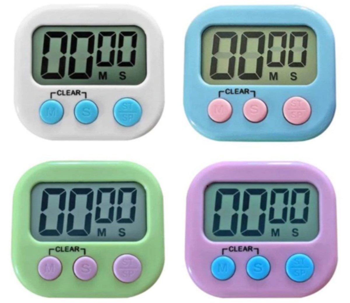 Dijital Ekranlı Alarmlı Mıknatıslı Mutfak Zamanlayıcı Fırın Timer