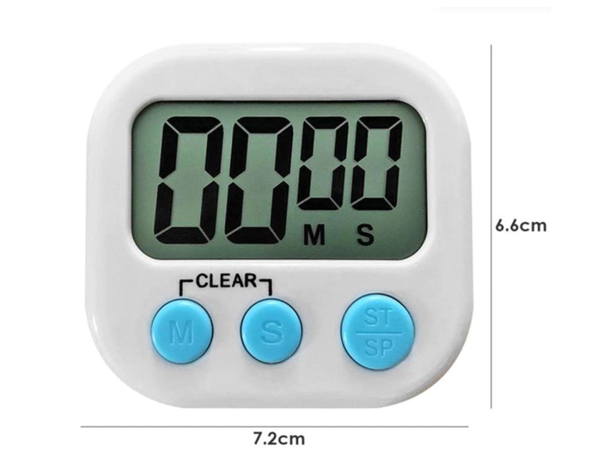 Dijital Ekranlı Alarmlı Mıknatıslı Mutfak Zamanlayıcı Fırın Timer