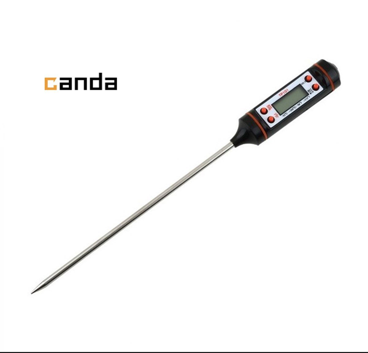 Dijital LCD Gıda Termometresi Yemek Mutfak Termometre Pil Hediye