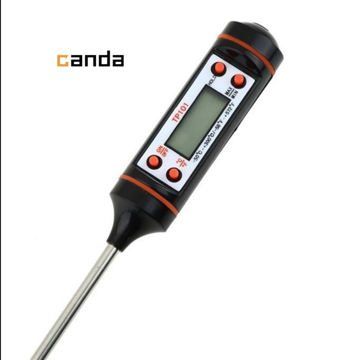 Dijital LCD Gıda Termometresi Yemek Mutfak Termometre Pil Hediye