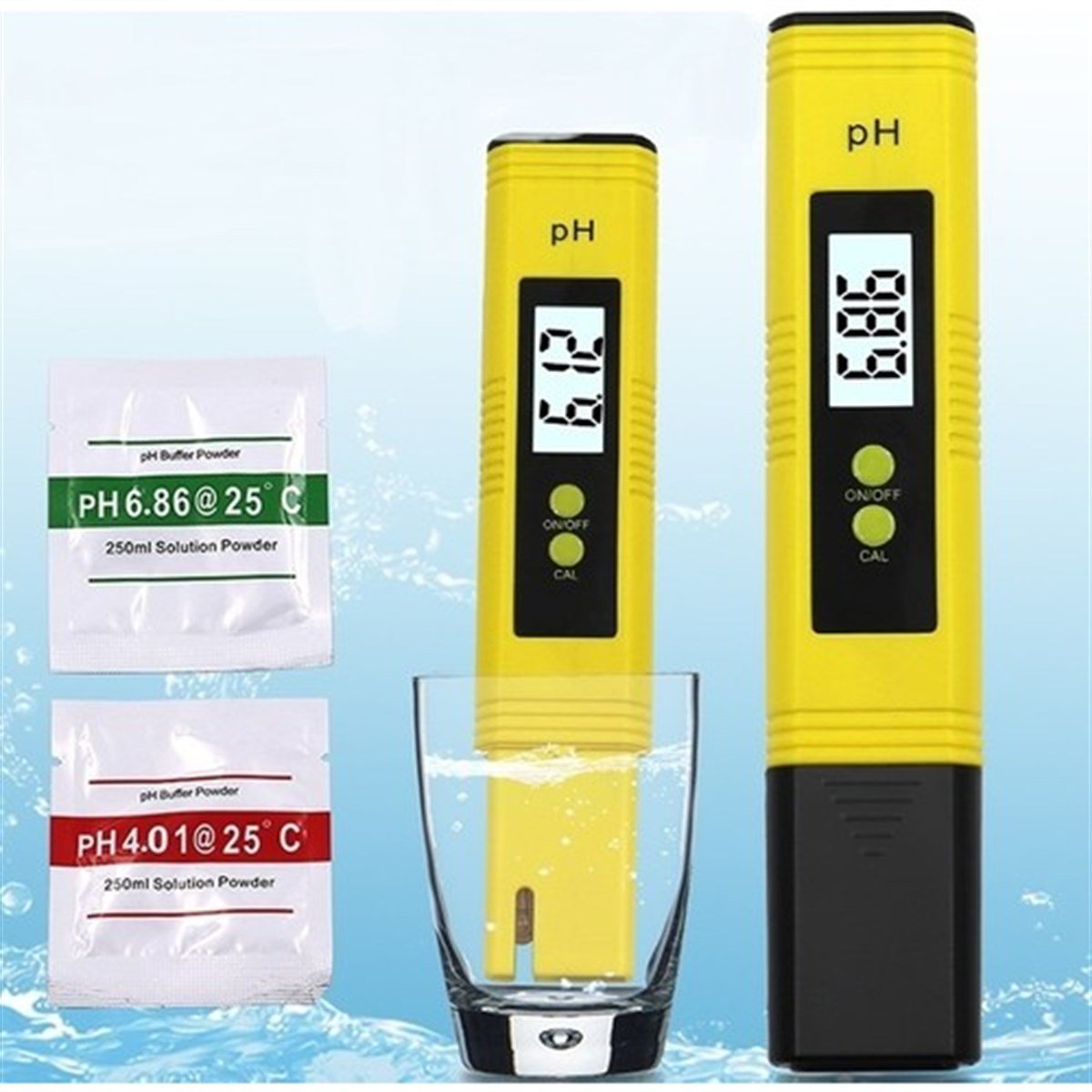 Dijital Ph Metre Su Sıvı Akvaryum Ph Ölçer Kalibrasyon