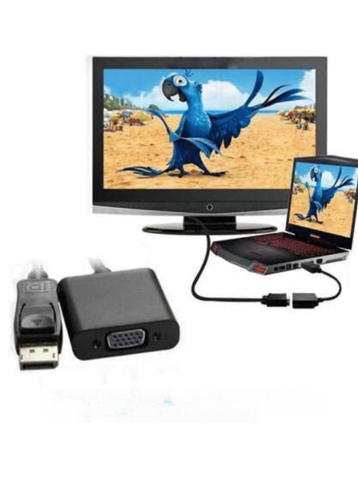 Displayport To Vga Çevirici Adaptör Display Port Display Port Dp Vga Pc Dizüstü Hd TV Monitör