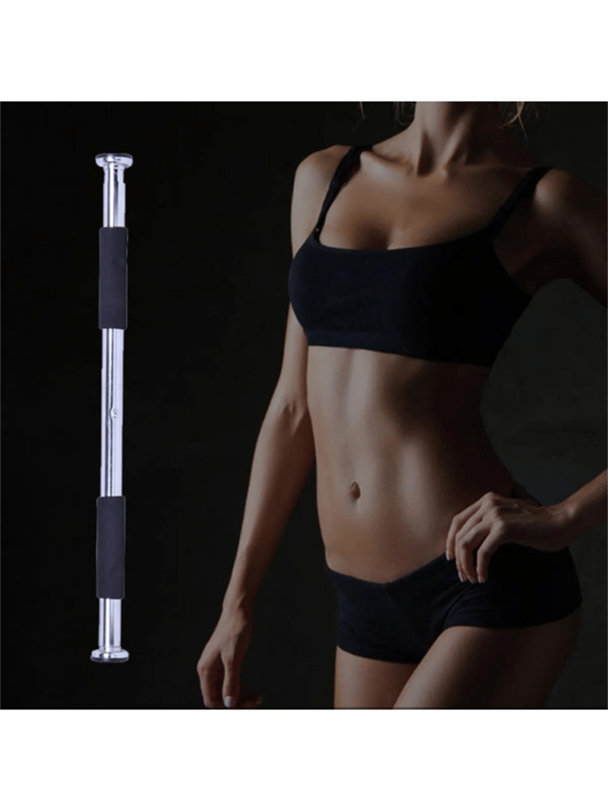 Koridor Kapı Barfiksi Barfix Aleti Çubuğu Çekme Barı 60-100 cm Demiri Bar