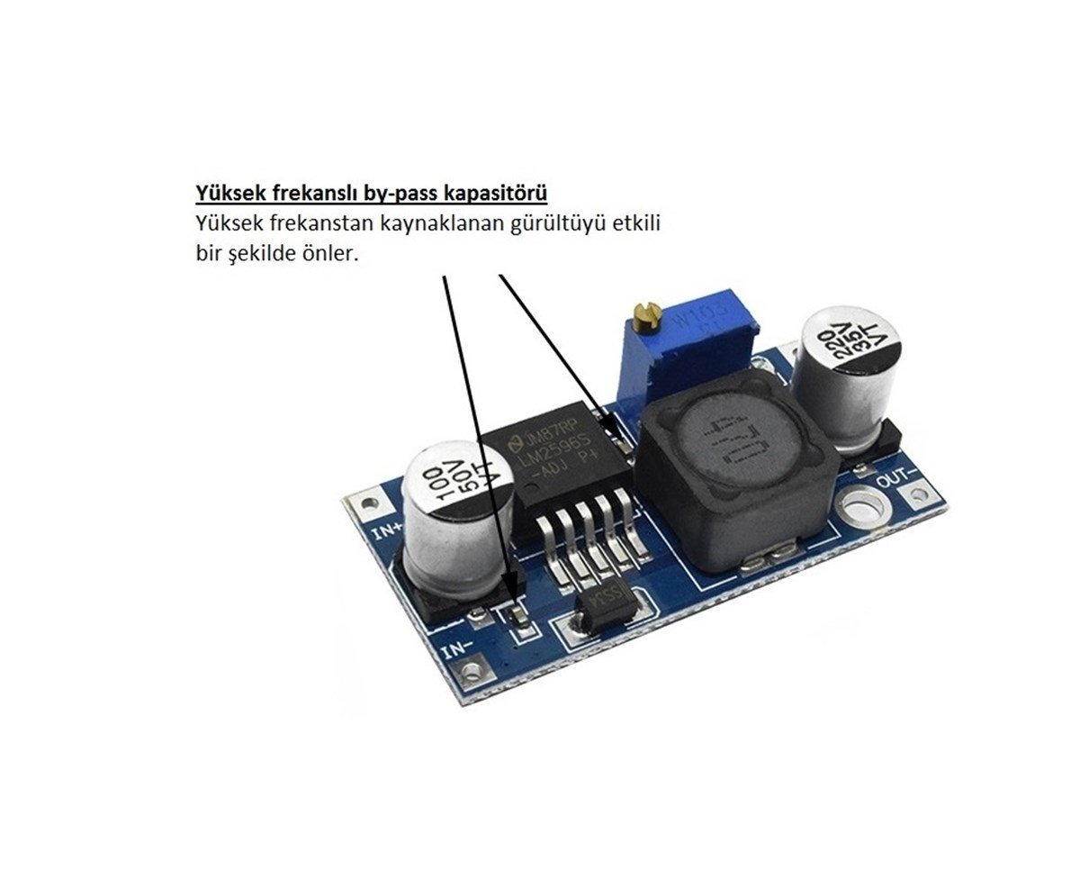 LM2596 3A DC-DC Voltaj Düşürücü Step Down Modül