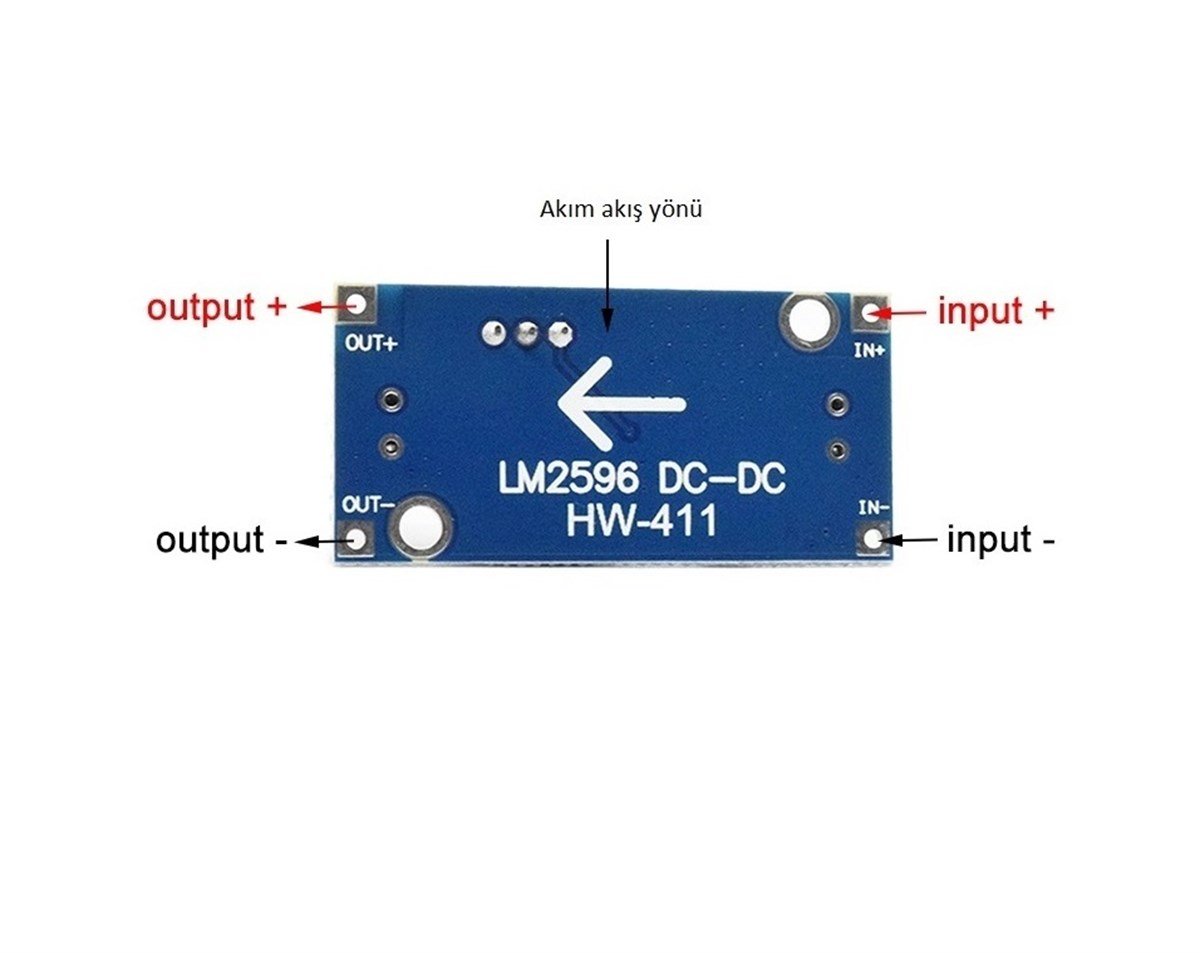 LM2596 3A DC-DC Voltaj Düşürücü Step Down Modül