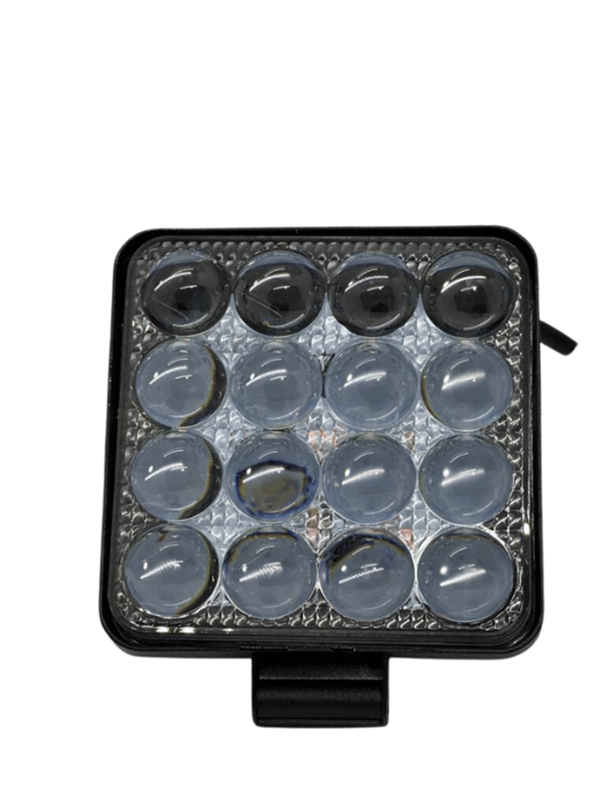 Off Road Beyaz Işık Sis Farı Lambası 16 Led Kare