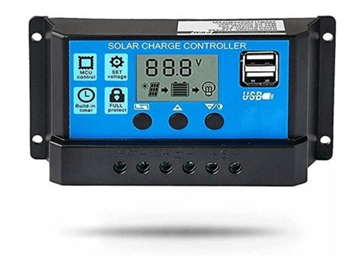 Orijinal 40a Solar Güneş Paneli Akü Şarj Kontrol Cihazı Pwm 12v-24v