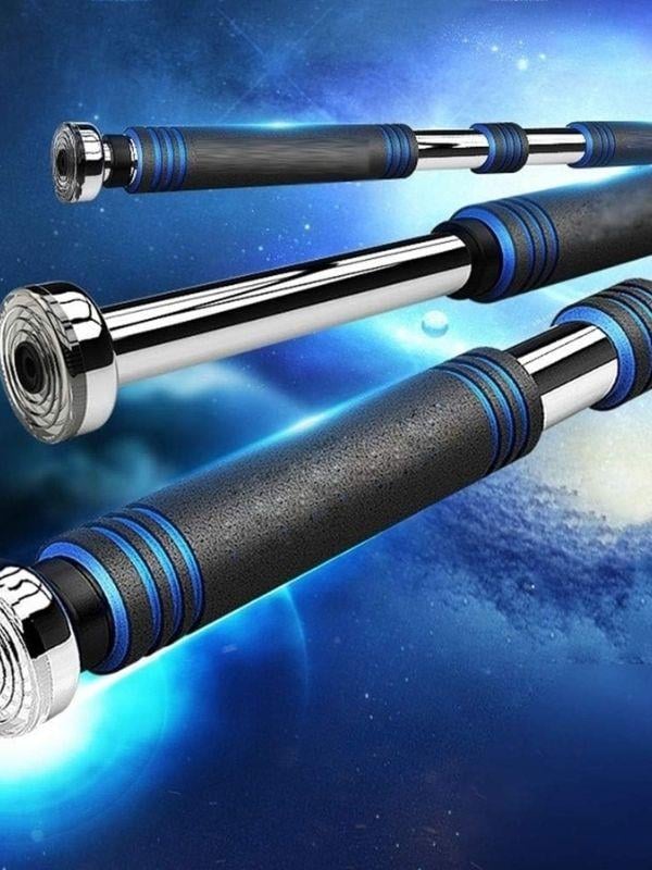 Süngerli Barfiks Çubuğu 80-130 Cm Çift Süngerli Ayarlanabilir Barfiks Çekme Demiri Barfiks Aleti