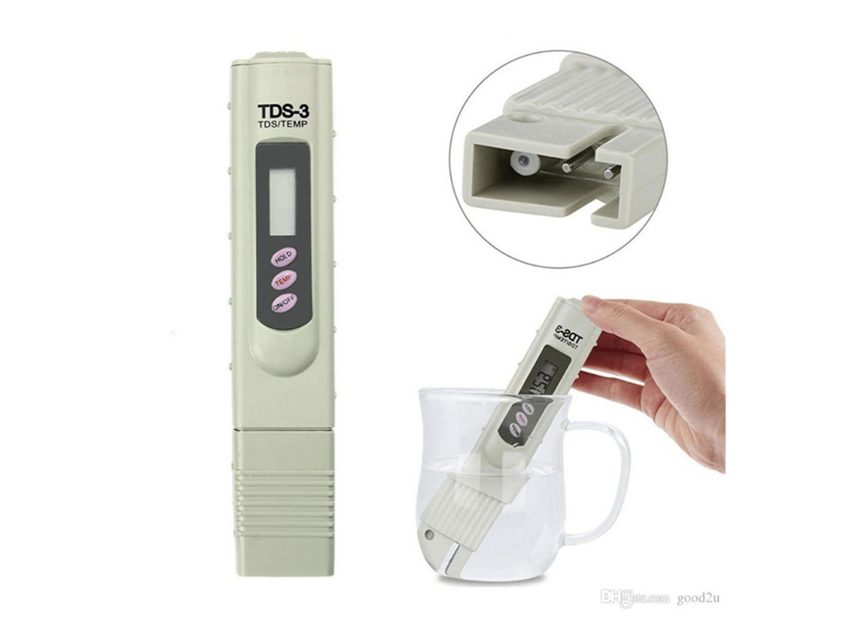 Tds Metre Su Kalite Test Ölçüm Cihazı Saflık Ölçer Pil