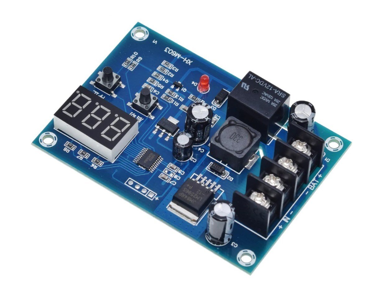 XH-M603 Jel Akü ve Lityum Pil Uyumlu Şarj Kontrol Devresi 12-24V