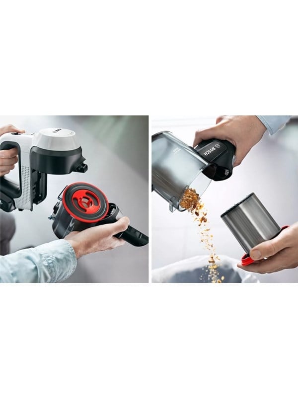 Bosch BCS711XXL Şarjlı Dik Süpürge Beyaz