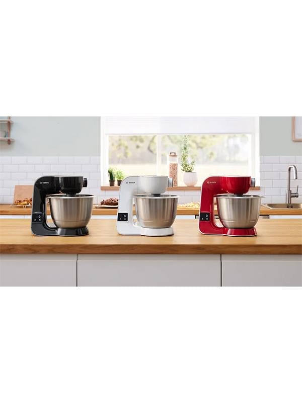 Bosch MUM5X720 Mutfak Makinesi Kırmızı Gümüş