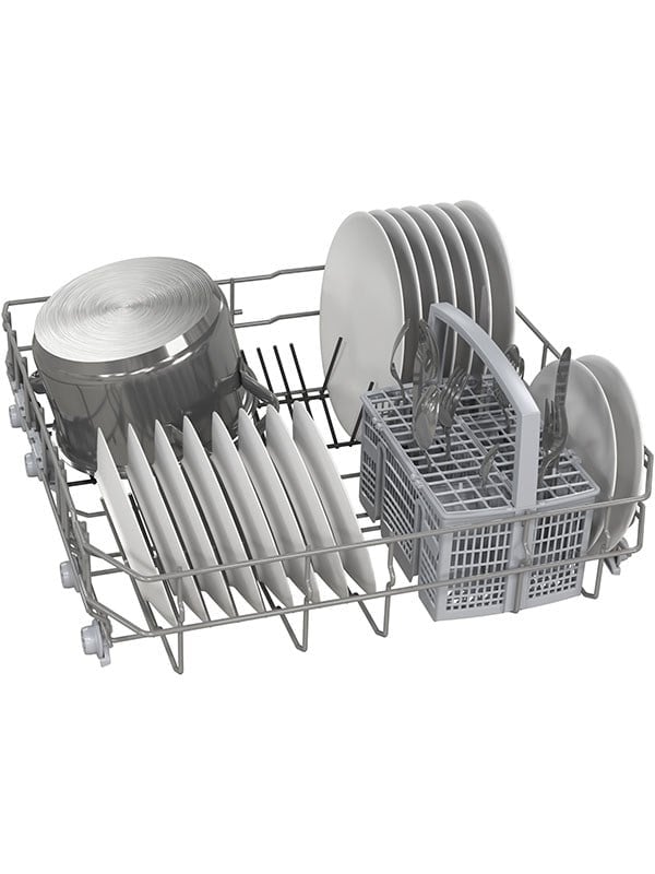 Bosch SMS4IKI51T 4 +1 Programlı Home Connect Bulaşık Makinesi Silver Inox