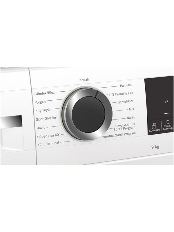 Bosch WQG24100TR 9 Kg Isı Pombalı Kurutma Makinesi Beyaz