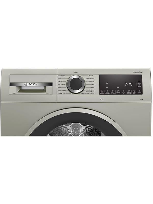 Bosch WQG2410TTR 9 Kg Isı Pompalı Kurutma Makinesi Silver