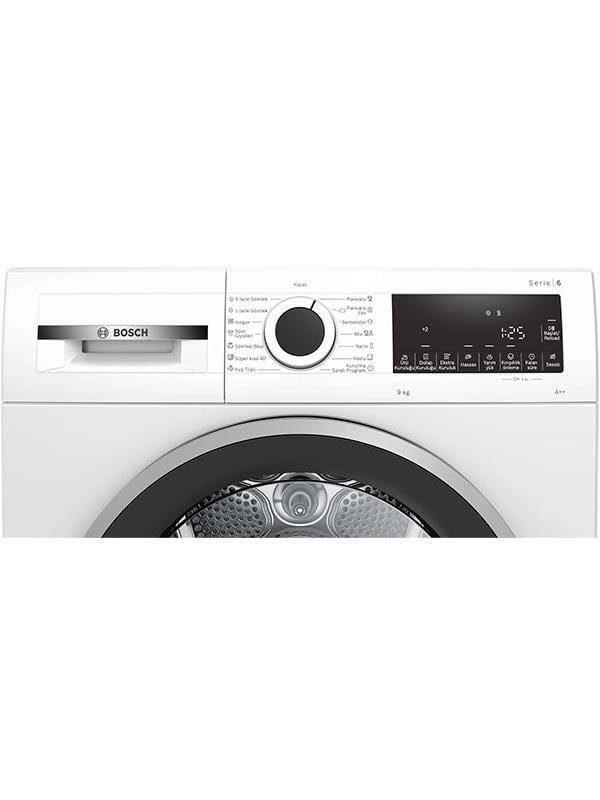 Bosch WQG241A0TR 9 Kg Isı Pompalı Kurutma Makinesi Beyaz