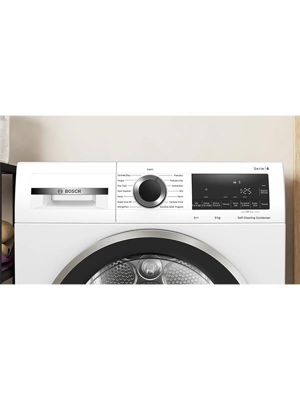 Bosch WQG244C1TR 9 Kg Isı Pompalı Kurutma Makinesi Beyaz
