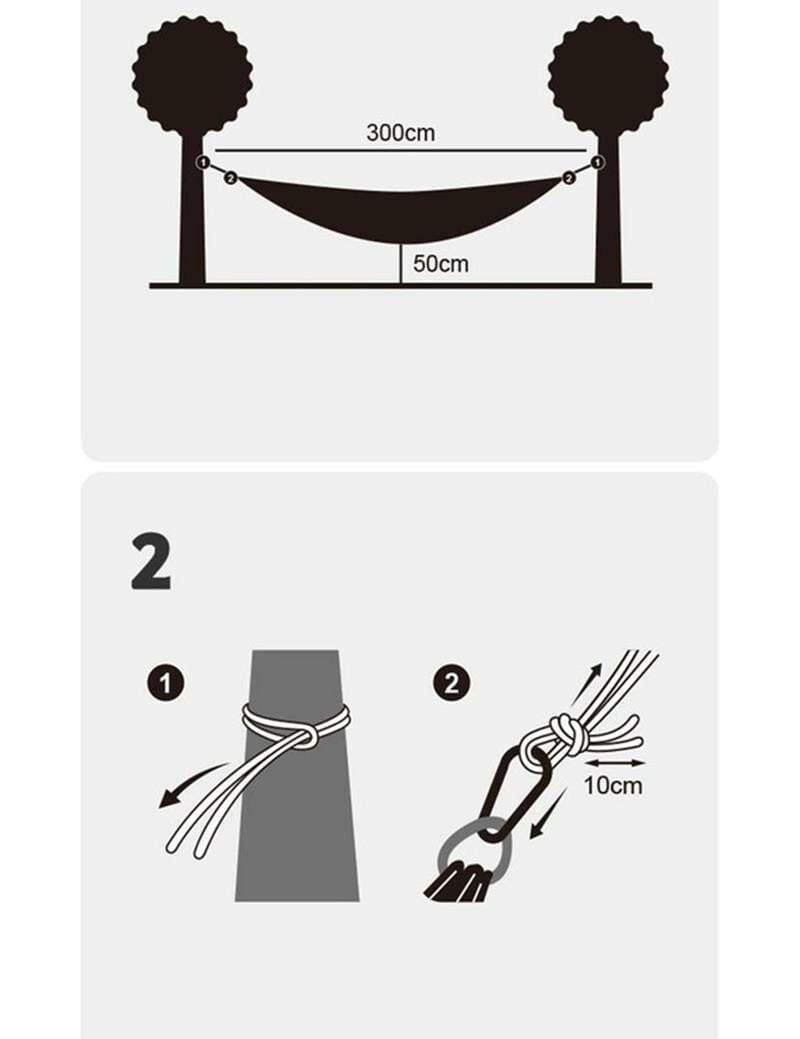 Naturehike Ultralight Swing Tek Kişilik Hamak |340T Pongee| TURUNCU
