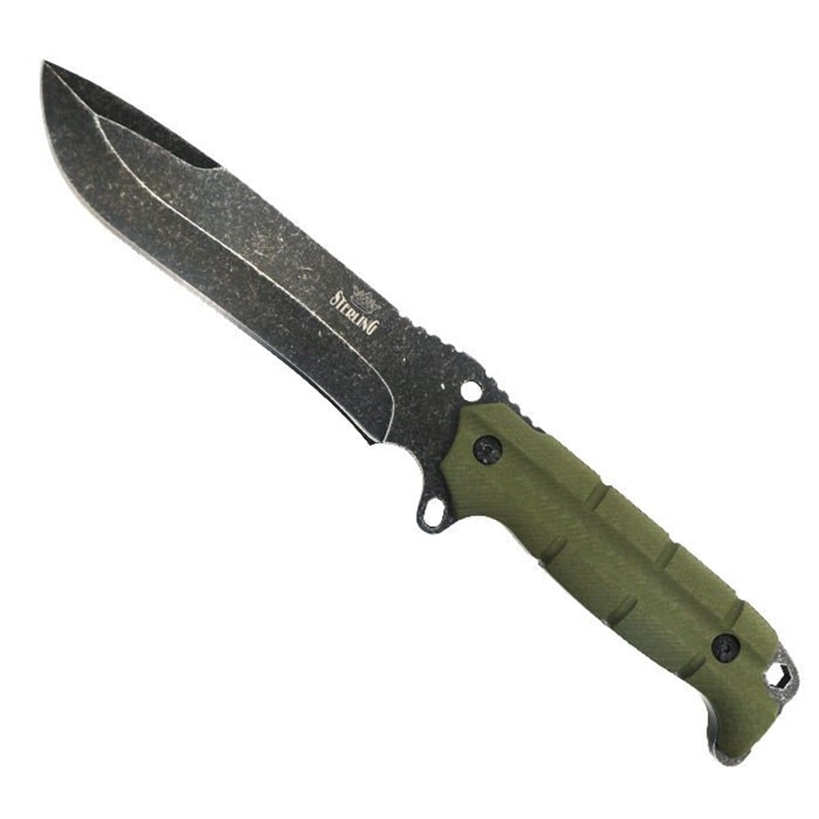 STERLING 30 cm Yeşil Kahverengi  Avcı Bıçağı