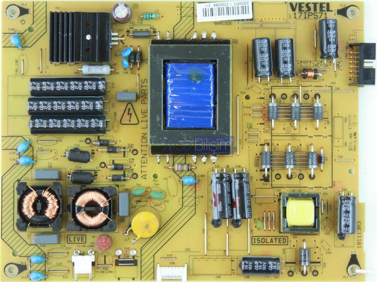 23204870, 17IPS71, 181113R3, VESTEL 49FA700 BESLEME KARTI