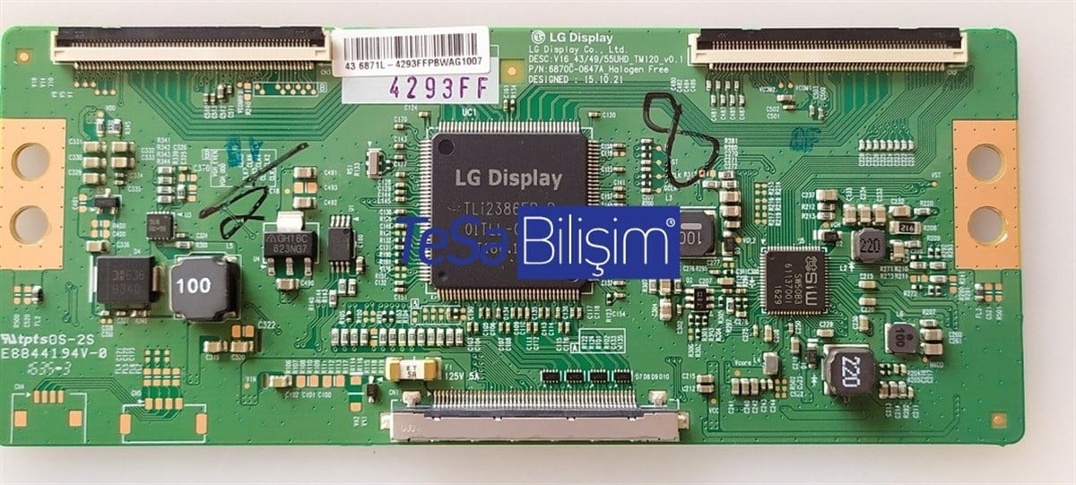 6871L-4293C, 4293C, 4293CF, 6870C-0647A, V16_43-49-55UHD_TM120_v0.1, NC430DGE-SADP3, LG 43UH6100, LG 43UH610A, T-Con Board,